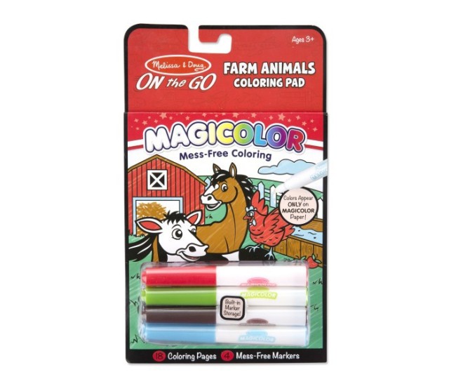 Carnetel de colorat magicolor animale de la ferma