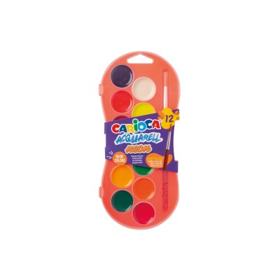 Acuarele Carioca Neon 12 cul/set + pensula