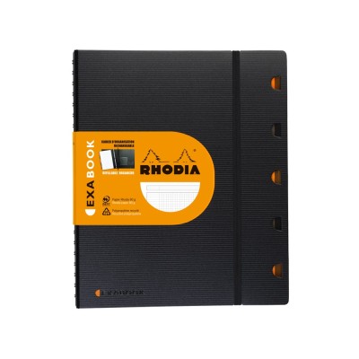 Caiet organizare A5+ spirala 80 file Rhodia Exabook