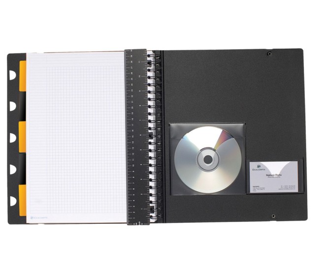 Caiet organizare A5+ spirala 80 file Rhodia Exabook Caiet organizare A5+ spirala 80 file Rhodia Exabook