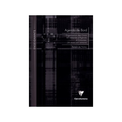 Agenda A4 nedatata 72 file coperta tare Clairefontaine