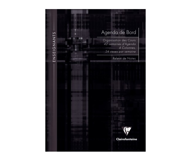 Agenda A4 nedatata 72 file coperta tare Clairefontaine