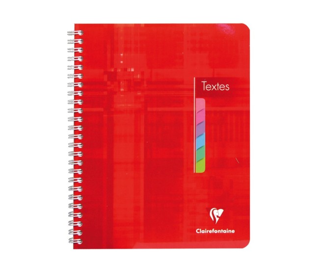 Agenda scolara 17 x 22 cm, spirala, 72 file, Clairefontaine