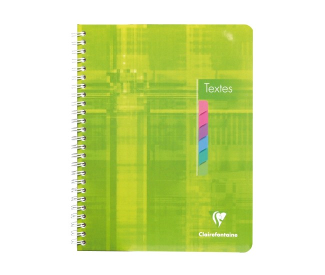Agenda scolara 17 x 22 cm, spirala, 72 file, Clairefontaine