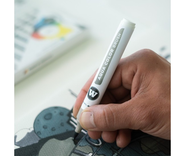 Brush Pen Molotow Aqua Color Grey 12 buc/set Brush Pen Molotow Aqua Color Grey 12 buc/set