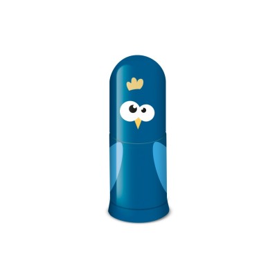 Ascutitoare plastic simpla cu container si radiera animale Faber-Castell