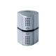Ascutitoare plastic tripla cu container grip 2001 gri Faber-Castell