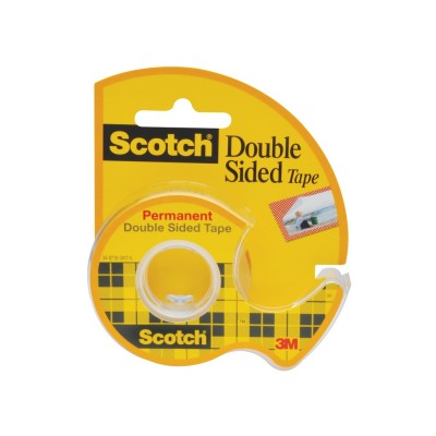 Banda dublu adeziva cu dispenser 12 mm x 6,3 m 3M Scotch