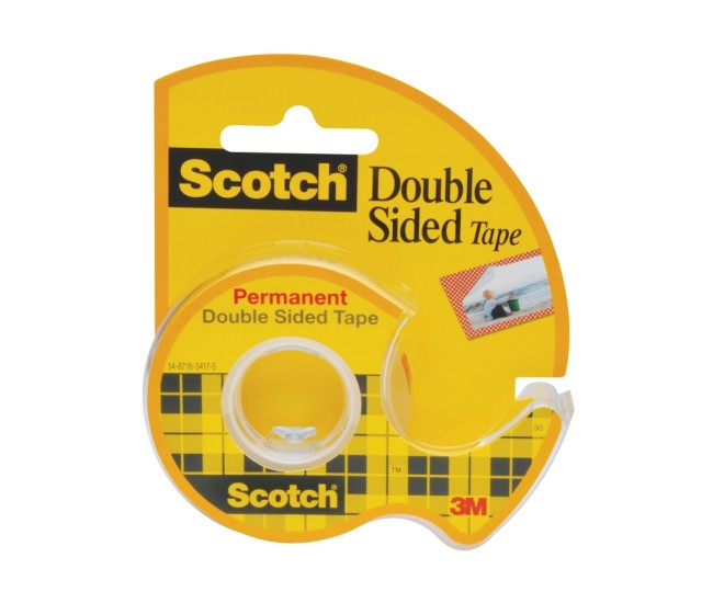 Banda dublu adeziva cu dispenser 12 mm x 6,3 m 3M Scotch