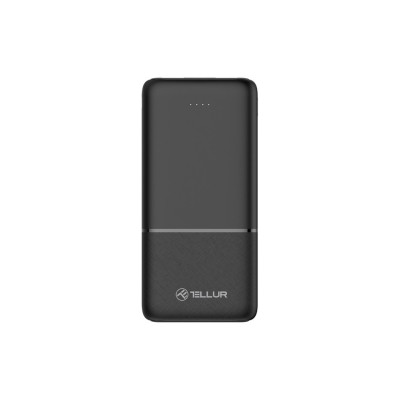 Baterie externa Tellur 10000 mAh 2 x USB + USB-C + MicroUSB, negru Baterie externa Tellur 10000 mAh 2 x USB + USB-C + MicroUSB, negru