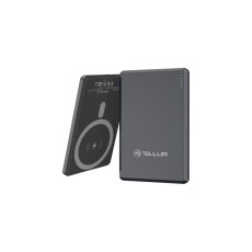 Baterie externa Tellur 5000mAh, PD20W, compatibil MagSafe, gri Baterie externa Tellur 5000mAh, PD20W, compatibil MagSafe, gri