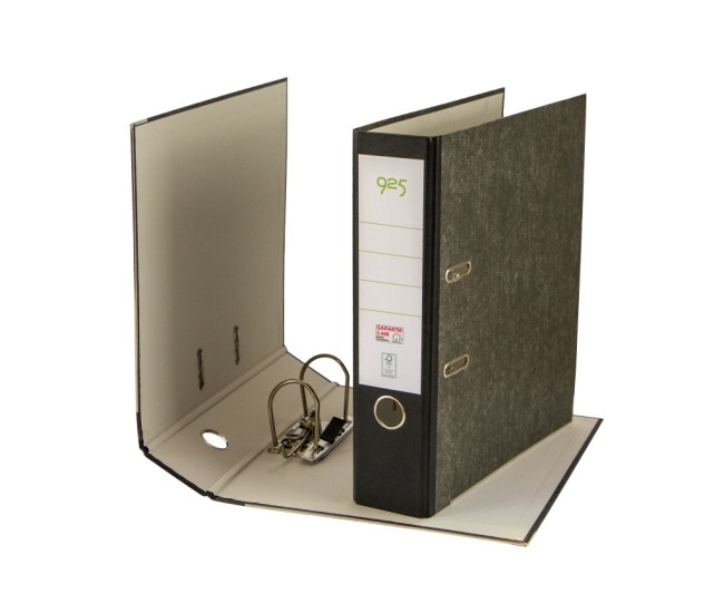 Biblioraft A4 80 mm carton marmorat FSC 925