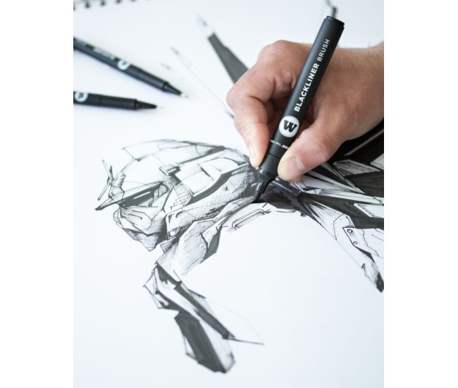 Blackliner Brush&Refill Molotow 1 buc/blister