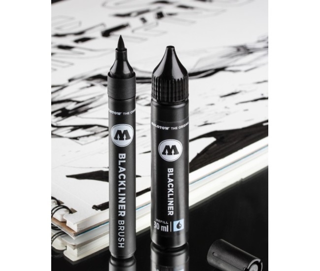 Blackliner Brush&Refill Molotow 1 buc/blister