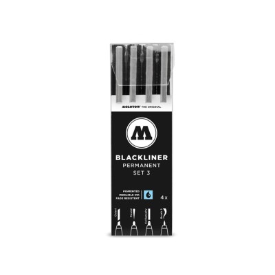 Blackliner Etui Set 3 4 buc