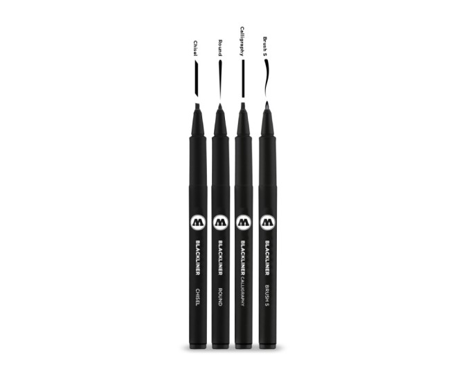 Blackliner Etui Set 3 4 buc