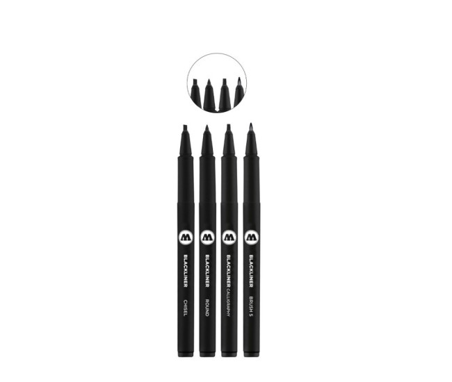 Blackliner Etui Set 3 4 buc