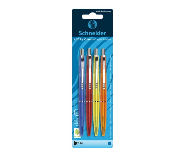 Pix Schneider K20 Frosty 4 culori/blister Pix Schneider K20 Frosty 4 culori/blister