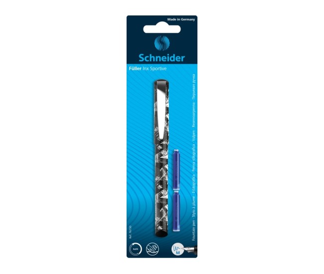 Stilou Schneider INX Sportive + 2 rezerve/blister Stilou Schneider INX Sportive + 2 rezerve/blister