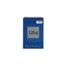 Bloc desen 1264 Black Drawing, A5, 200gr, 20 file, cu spirala Fabriano