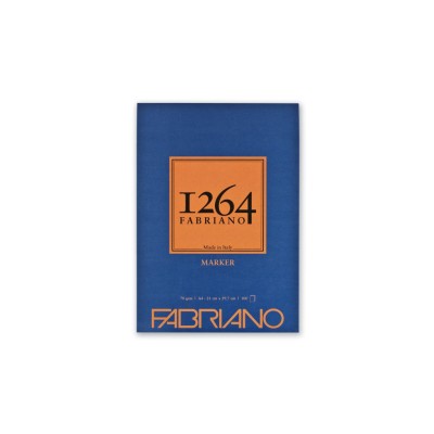 Bloc desen 1264 Marker, A4, 70gr, 100 file, fara spirala Fabriano