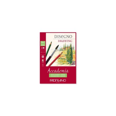 Bloc desen Accademia Disegno, A5, 200 g, 30 file, fara spirala Fabriano