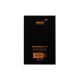 Blocnotes 11 x 7 cm, capsat, 80 file, N?14, Rhodia Basic, black