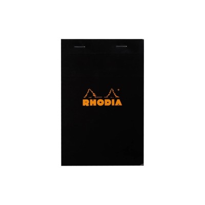 Blocnotes 11 x 7 cm, capsat, 80 file, N?14, Rhodia Basic, black