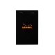 Blocnotes 11 x 7 cm, capsat, 80 file, N?14, Rhodia Basic, black