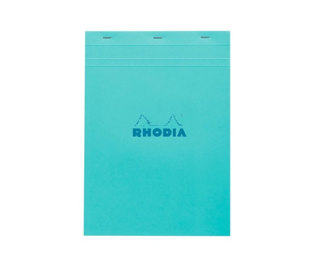Blocnotes A4, capsat, 80 file, N?18, Rhodia Basic, color