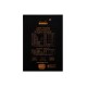 Blocnotes A4, capsat, 80 file, N?18, Rhodia black