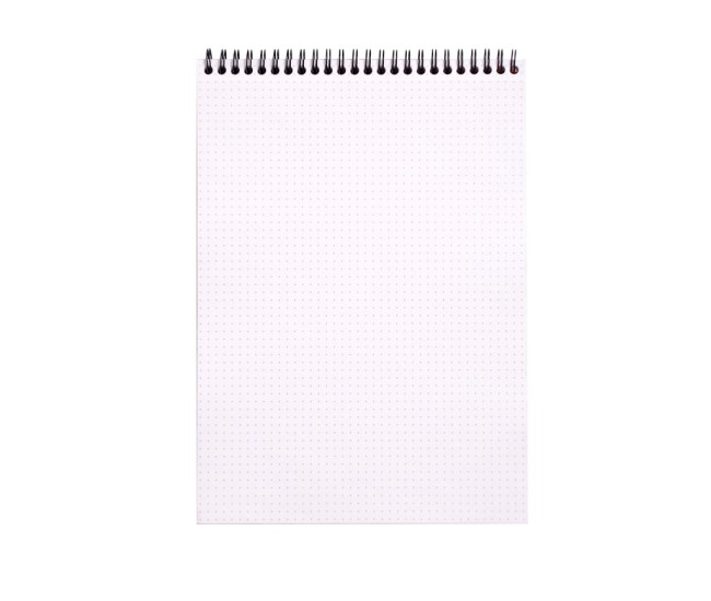 Blocnotes grafic A4, spirala metalica dubla, 80 file, Rhodia Classic Orange