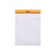 Blocnotes A5, capsat, 80 file, N?16, Rhodia Basic, orange