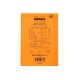 Blocnotes A5, capsat, 80 file, N?16, Rhodia Basic, orange