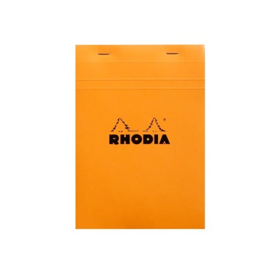 Blocnotes A5, capsat, 80 file, N?16, Rhodia Basic, orange