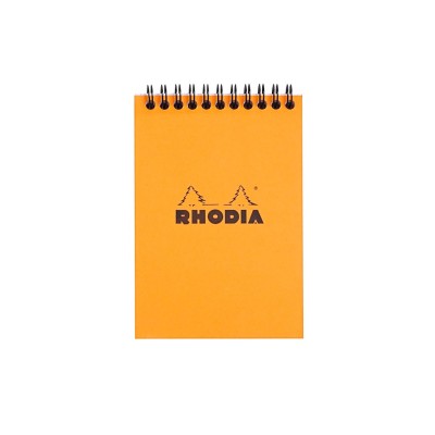 Blocnotes A6, spirala, 80 file, Rhodia Classic, orange