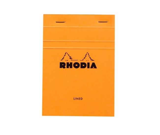 Blocnotes capsat N13 10,5 x 14,8 cm 80 file Rhodia Orange