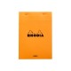 Blocnotes N16 14,8 x 21 cm capsat 80 file galbene Rhodia Orange