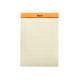 Blocnotes N16 14,8 x 21 cm capsat 80 file galbene Rhodia Orange
