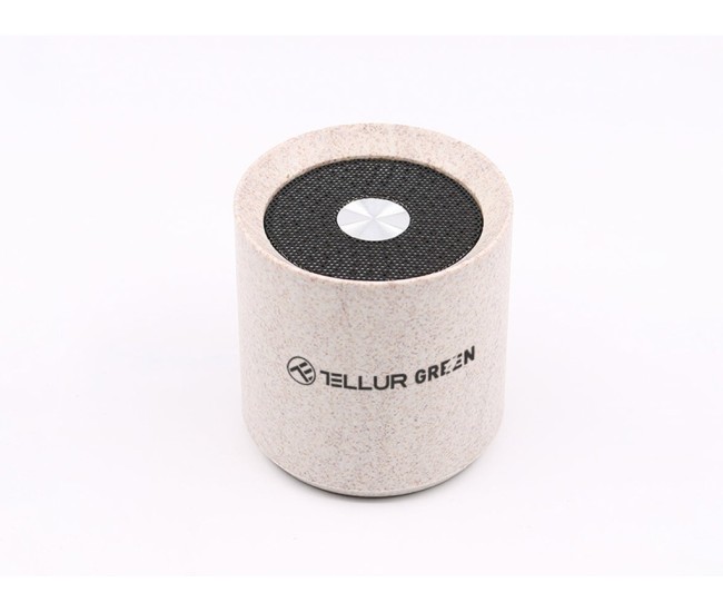 Boxa portabila Bluetooth Tellur Green, 3W, crem