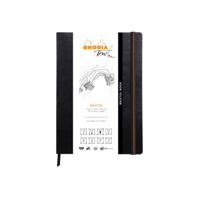 Notebook grafic A4, portrait, 32 file, Rhodia Touch Bristol