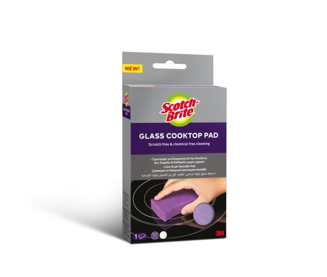 Burete curatare plite de sticla Scotch-Brite Burete curatare plite de sticla Scotch-Brite