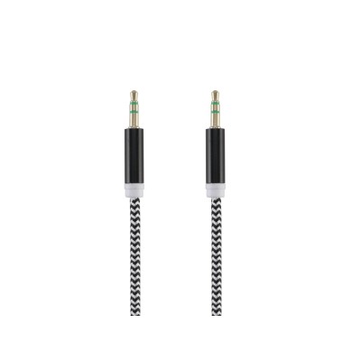 Cablu audio Tellur Basic jack 3.5mm, 1m, negru