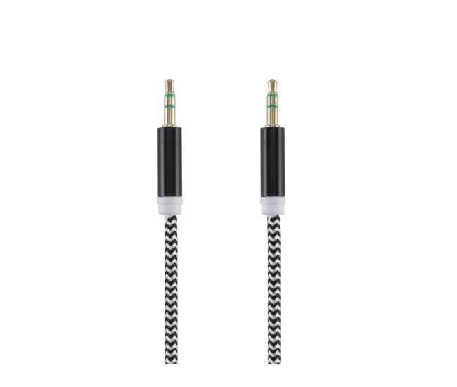 Cablu audio Tellur Basic jack 3.5mm, 1m, negru