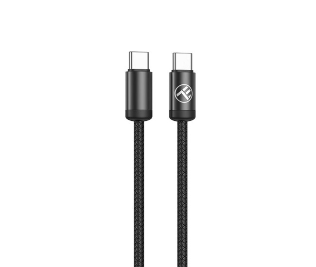 Cablu date si incarcare rapida Tellur Minimalist USB-C to USB-C, 60 W, 1 m, negru Cablu date si incarcare rapida Tellur Minimalist USB-C to USB-C, 60 W, 1 m, negru