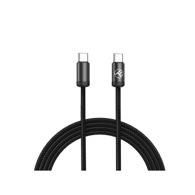 Cablu date si incarcare rapida Tellur Minimalist USB-C to USB-C, 60 W, 1 m, negru