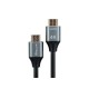 Cablu High Speed HDMI 2.0 Tellur, 4K, 18Gbps, tata-tata, Ethernet, aurit, 1.5m, negru