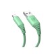 Cablu silicon Tellur USB to Lightning, 3A, 1m, verde