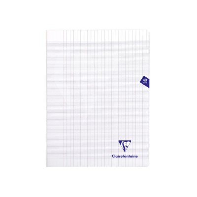 Caiet 24 x 32 cm, capsat, 24 file, coperta PP, liniatura franceza, Clairefontaine