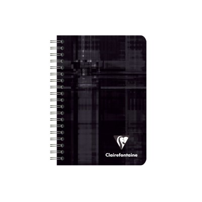 Caiet A7+ (9 x 14 cm) cu spira, 90 file, Clairefontaine
